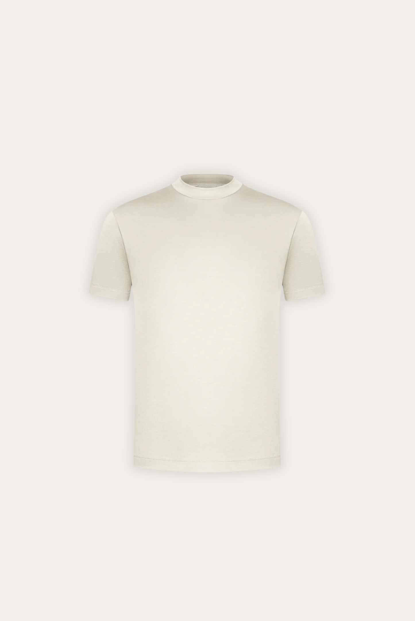 T-shirt Élégant en Coton Mercerisé | Finition Brillante et Coupe Ajustée