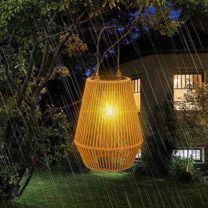 Brehn | Lampes de jardin tissées à la main solaires extérieures | Luminaires paysagers étanches pour décoration de villa et de terrasse - Alpho
