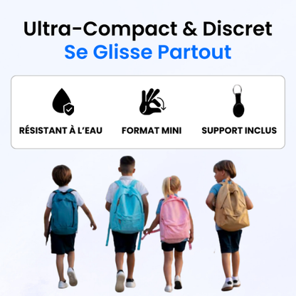 Helvia – Traceur GPS Enfant Sans Abonnement, Compatible Android & iOS