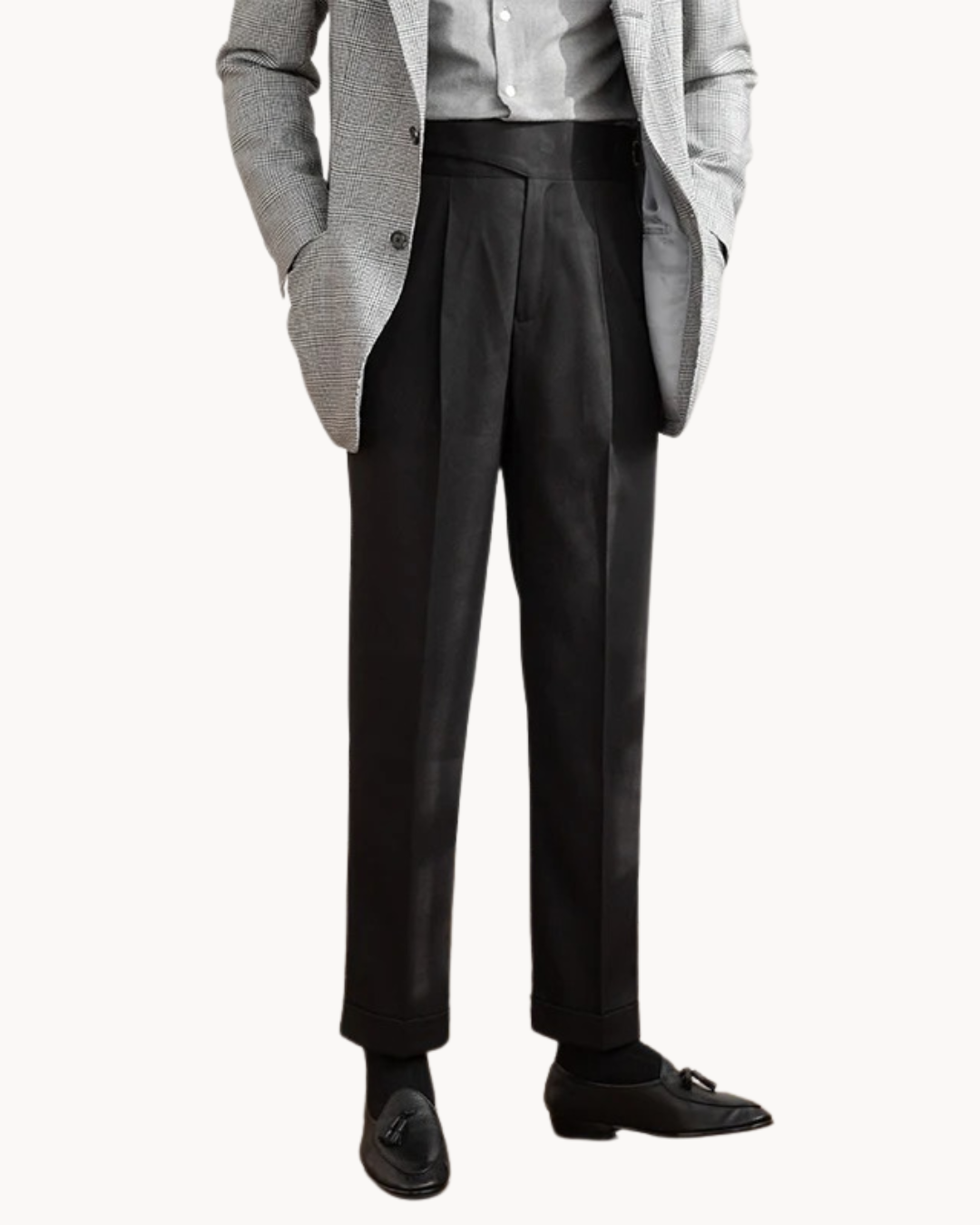 Pantalon Sur-Mesure Élégant pour Hommes | Polyvalent et Résistant aux Rides