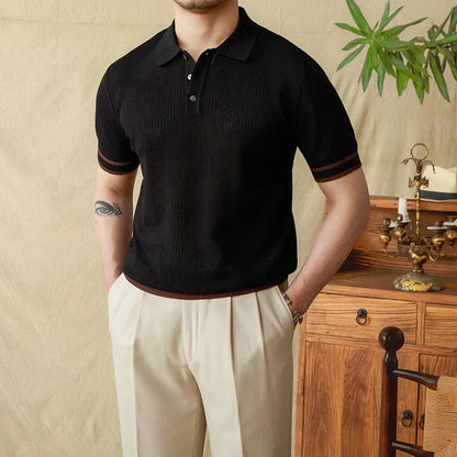 Polo en Coton Mercerisé pour Homme | Confort Luxueux et Élégance Intemporelle