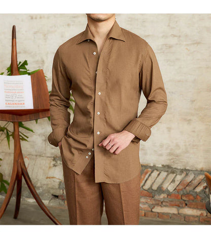 Chemise Formelle Royal Oxford pour Hommes | Élégance Intemporelle et Confort Suprême