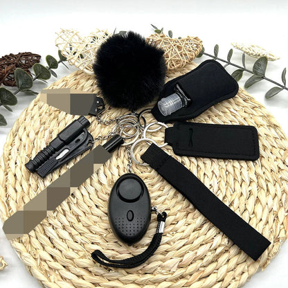 Kit de Défense Personnelle pour Femmes | Ensemble de 9 Pièces avec Alarme et Sifflet