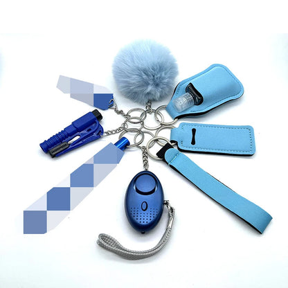 Kit de Défense Personnelle pour Femmes | Ensemble de 9 Pièces avec Alarme et Sifflet