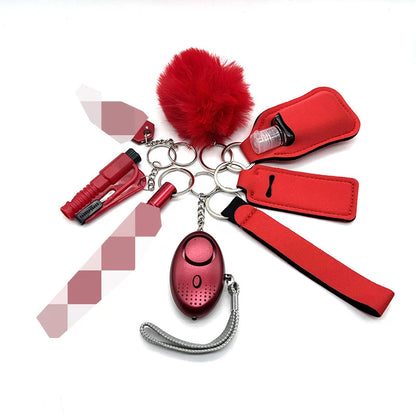 Kit de Défense Personnelle pour Femmes | Ensemble de 9 Pièces avec Alarme et Sifflet