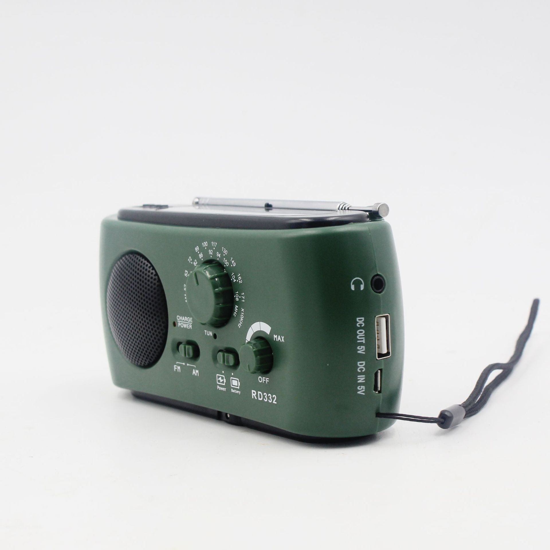 Radio d'Urgence Portable AM/FM/NOAA | Lampe de Poche LED et Résistante à l'Eau