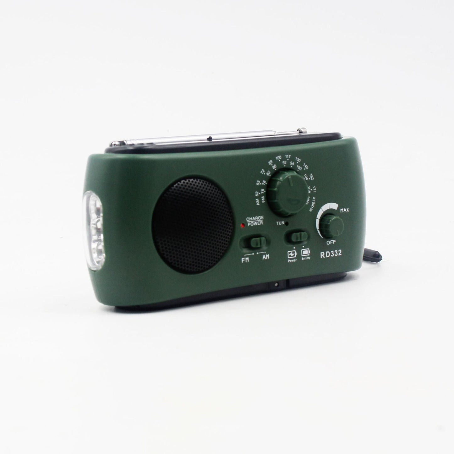 Radio d'Urgence Portable AM/FM/NOAA | Lampe de Poche LED et Résistante à l'Eau