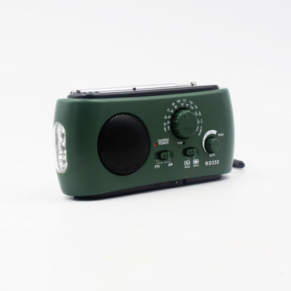 Radio d'Urgence Portable AM/FM/NOAA | Lampe de Poche LED et Résistante à l'Eau