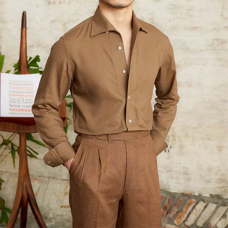 Chemise Formelle Royal Oxford pour Hommes | Élégance Intemporelle et Confort Suprême