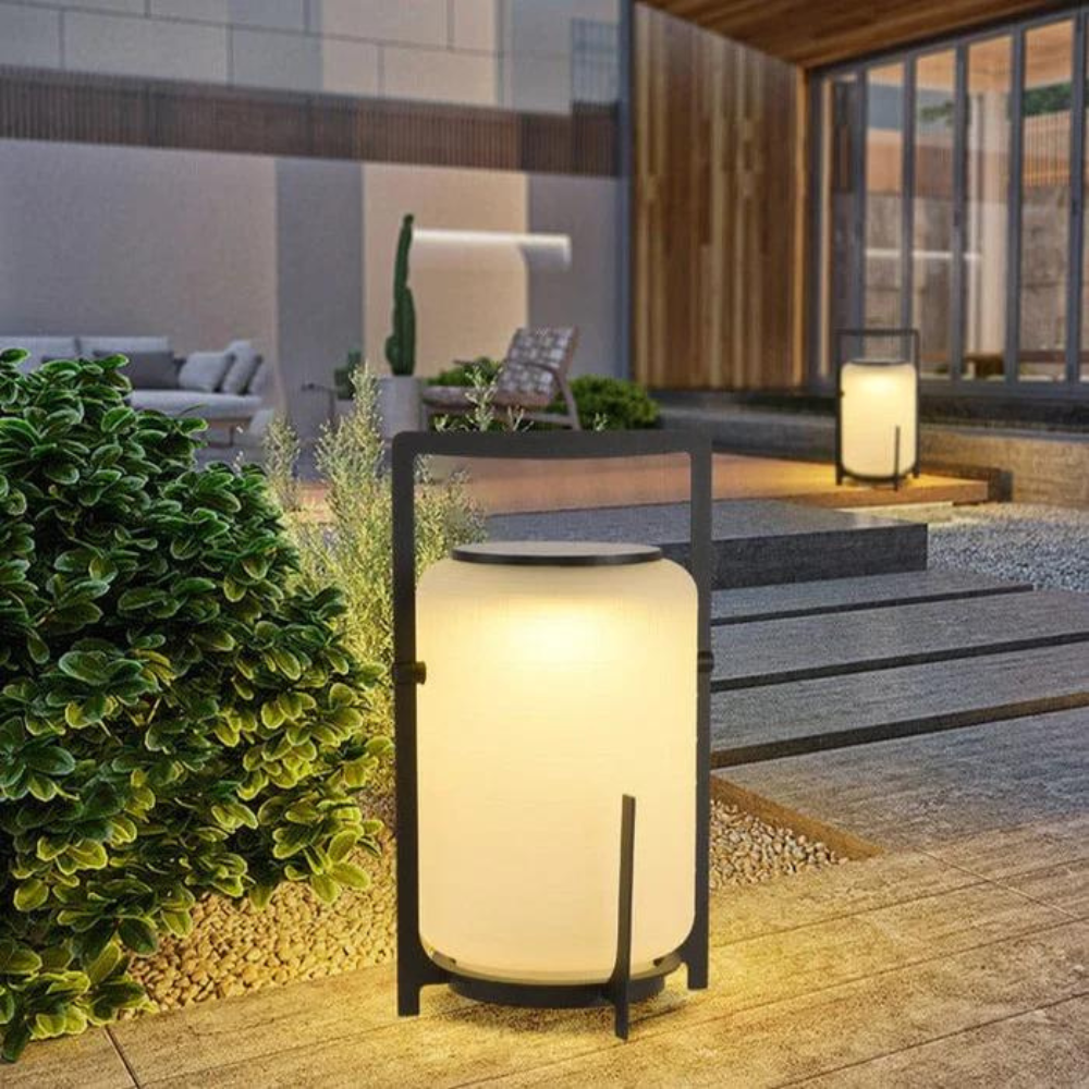 Lampe Solaire Écologique pour Extérieur | Éclairage Durable et Ambiant