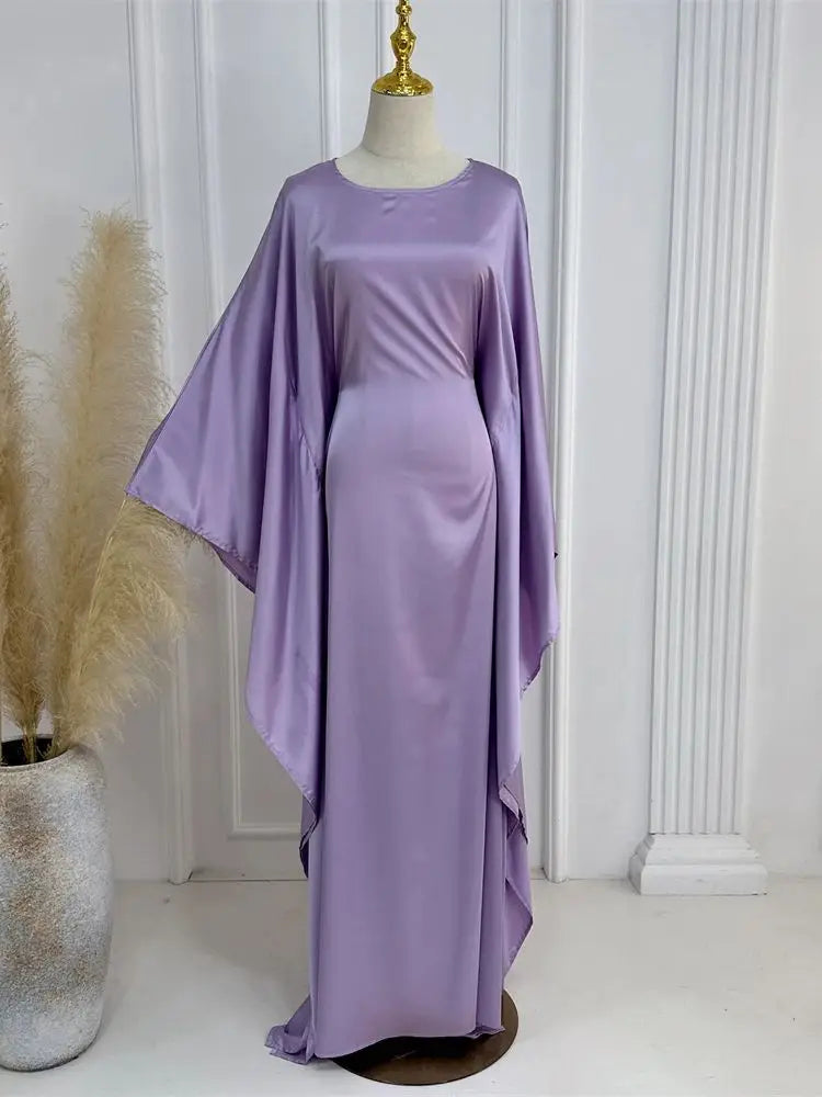 Robe Maxi Élégante pour Femmes | Manches en Cape et Confort Optimal