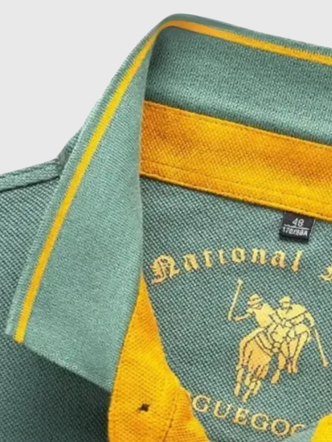 HELVIA - Polo Homme Col Contrasté – Édition Signature Brodée