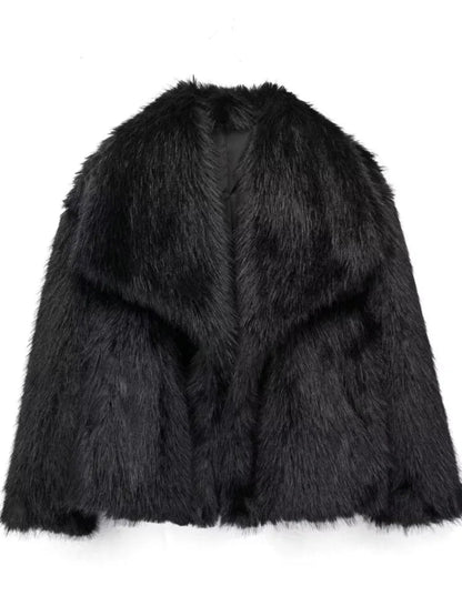 Veste en Fausse Fourrure Écologique | Élégance et Chaleur Luxueuse