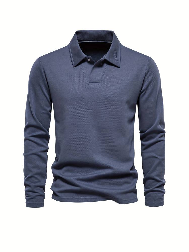 Polo à Manches Longues pour Homme | Élégance et Confort au Quotidien