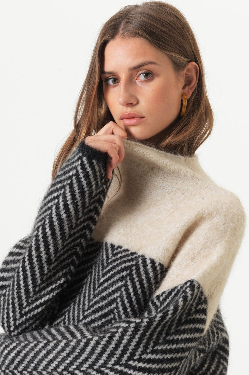 Pull à Col Montant Chic | Doux et Chaud pour Jours Froids