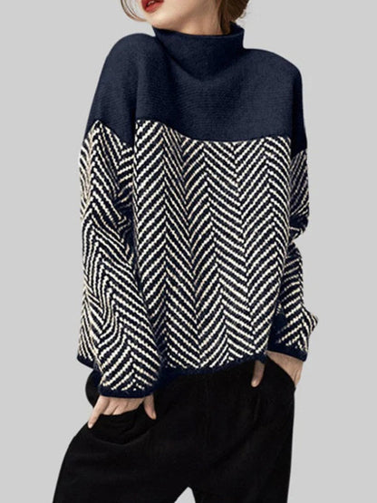 Pull à Col Montant Chic | Doux et Chaud pour Jours Froids