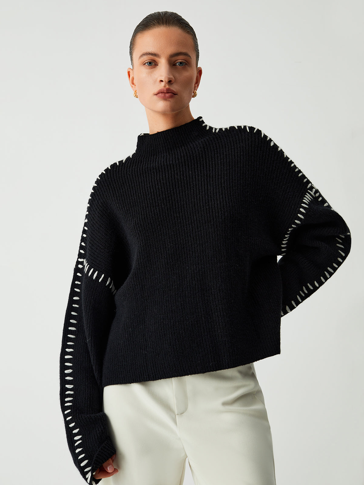 Pull Col Roulé Surdimensionné | Élégance Confortable pour Toutes les Occasions