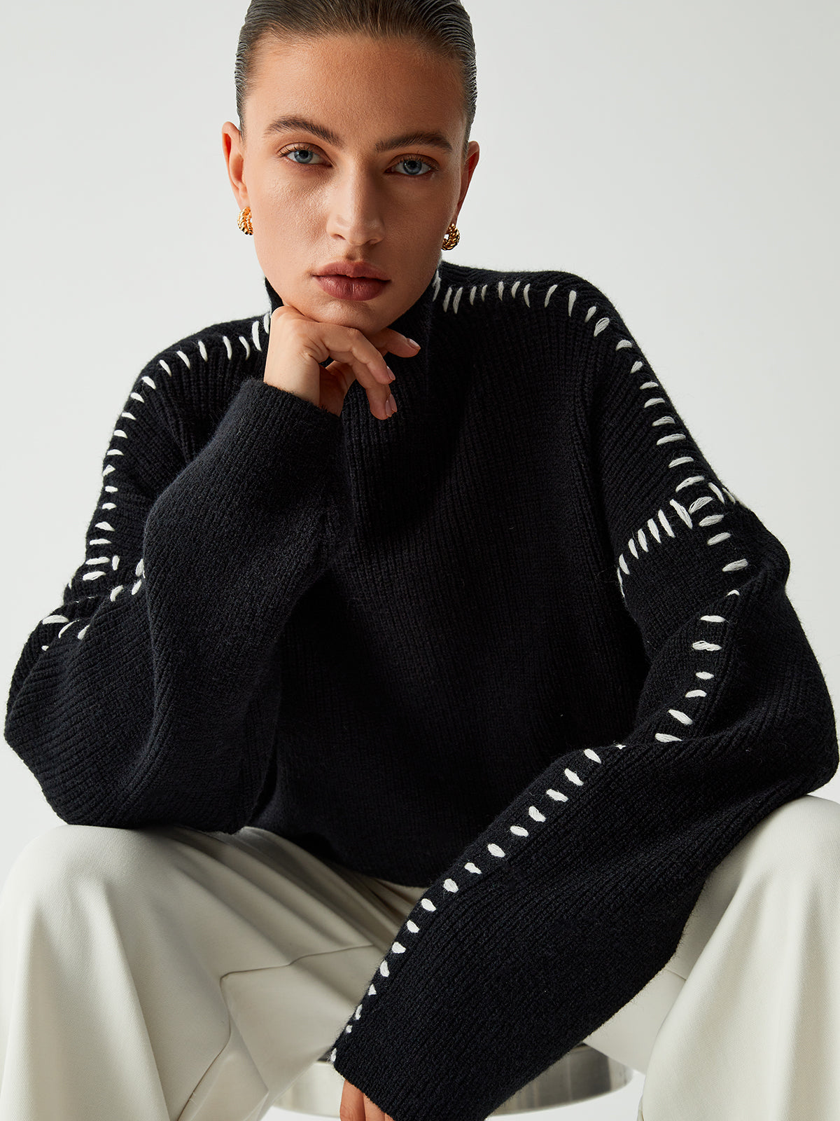 Pull Col Roulé Surdimensionné | Élégance Confortable pour Toutes les Occasions