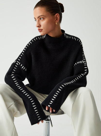 Pull Col Roulé Surdimensionné | Élégance Confortable pour Toutes les Occasions