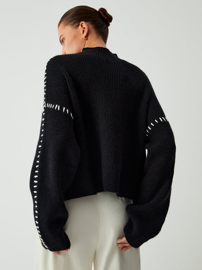 Pull Col Roulé Surdimensionné | Élégance Confortable pour Toutes les Occasions