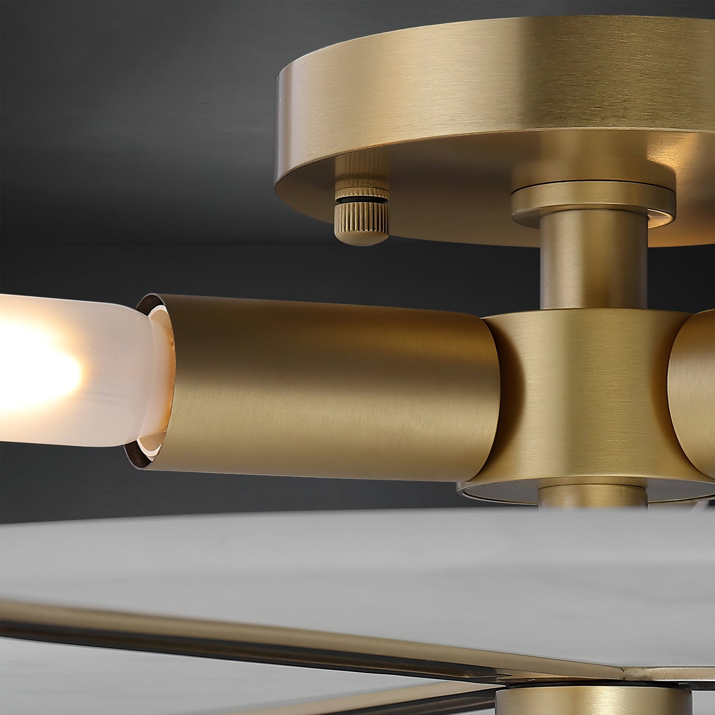 Plafonnier Moderne en Verre et Métal | Design Élégant et Illumination Chaleureuse