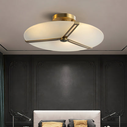 Plafonnier Moderne en Verre et Métal | Design Élégant et Illumination Chaleureuse