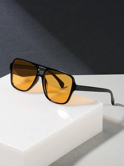 Lunettes de Soleil Aviateur Carrées | Style Audacieux et Confort Optimal
