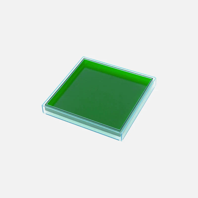 Plateau de Service en Acrylique Multicolore | Design Élégant et Facile à Nettoyer