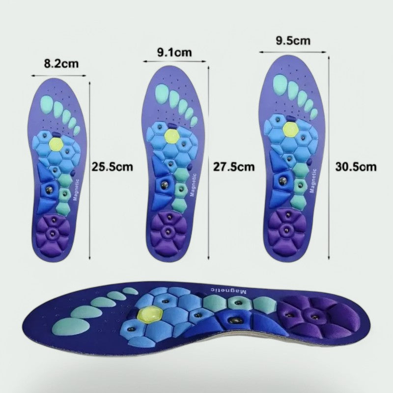 Semelles Magnétiques d'Acupression | Confort et Soulagement Durable des Pieds