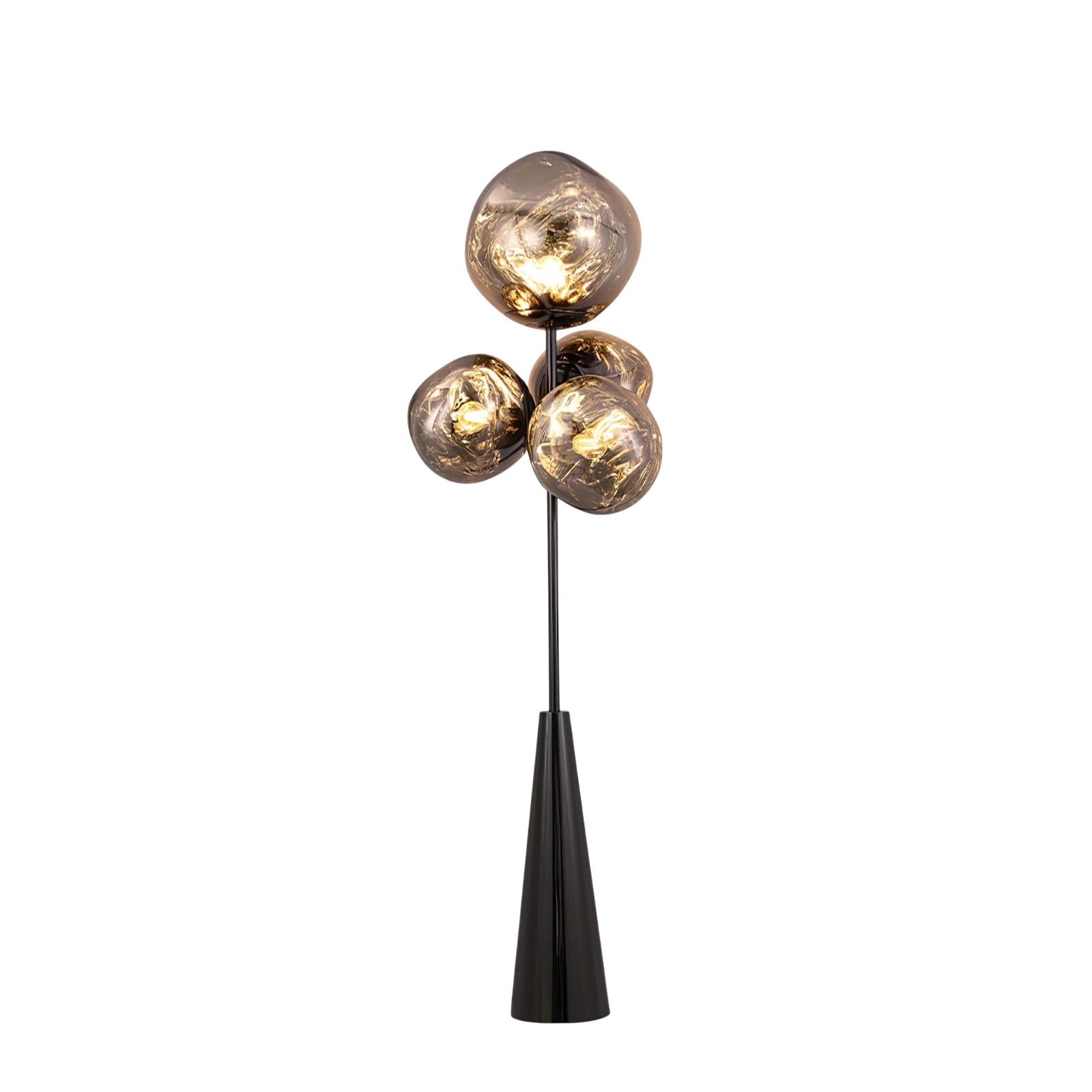 Lampe sur Pied Sculpturale | Design Inspiré de la Lave et Éclairage Chaleureux