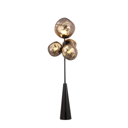 Lampe sur Pied Sculpturale | Design Inspiré de la Lave et Éclairage Chaleureux