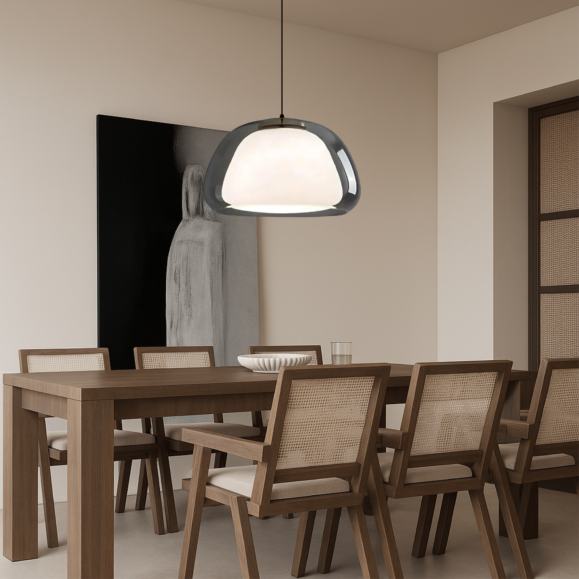 Lampe Suspendue en Verre | Design Élégant et Contemporain