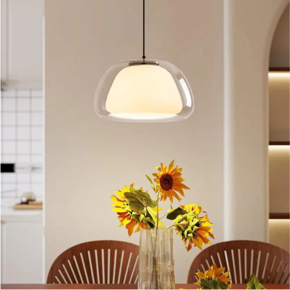 Lampe Suspendue en Verre | Design Élégant et Contemporain