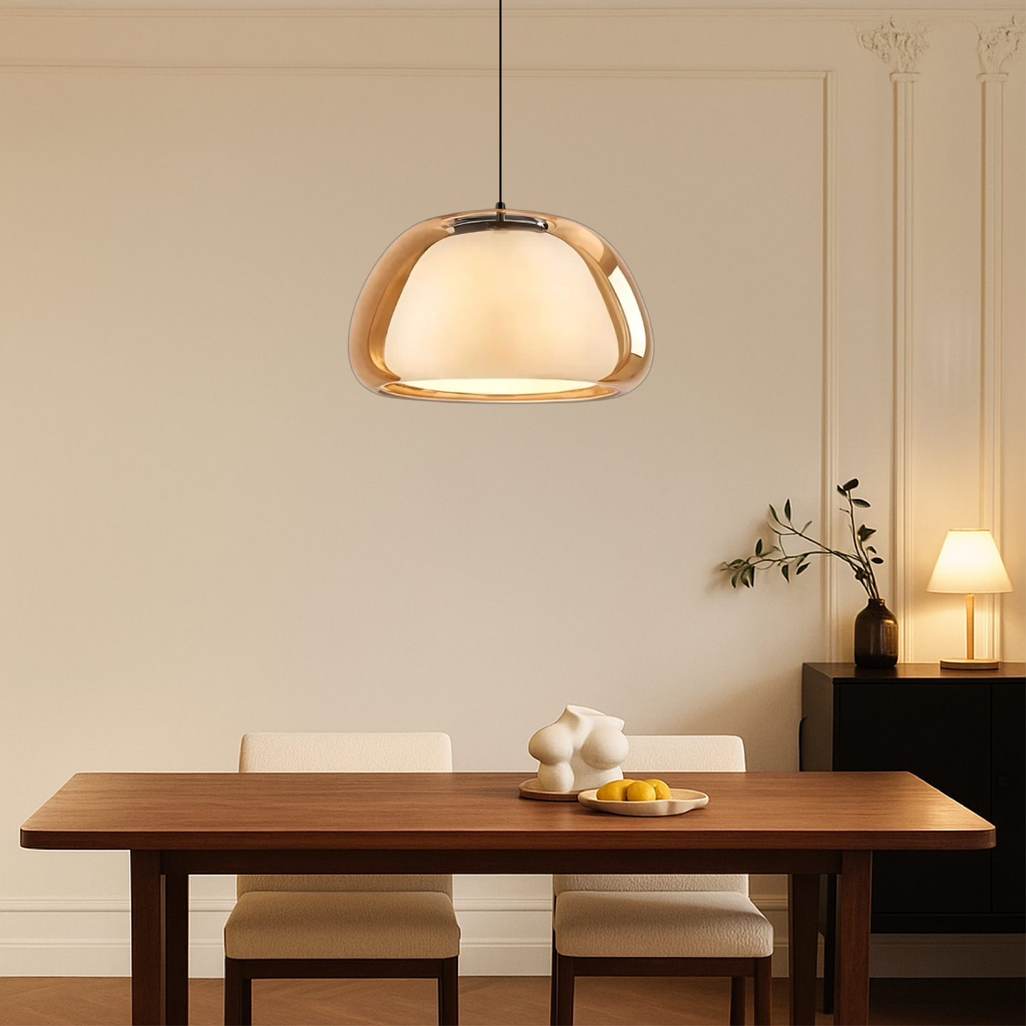 Lampe Suspendue en Verre | Design Élégant et Contemporain