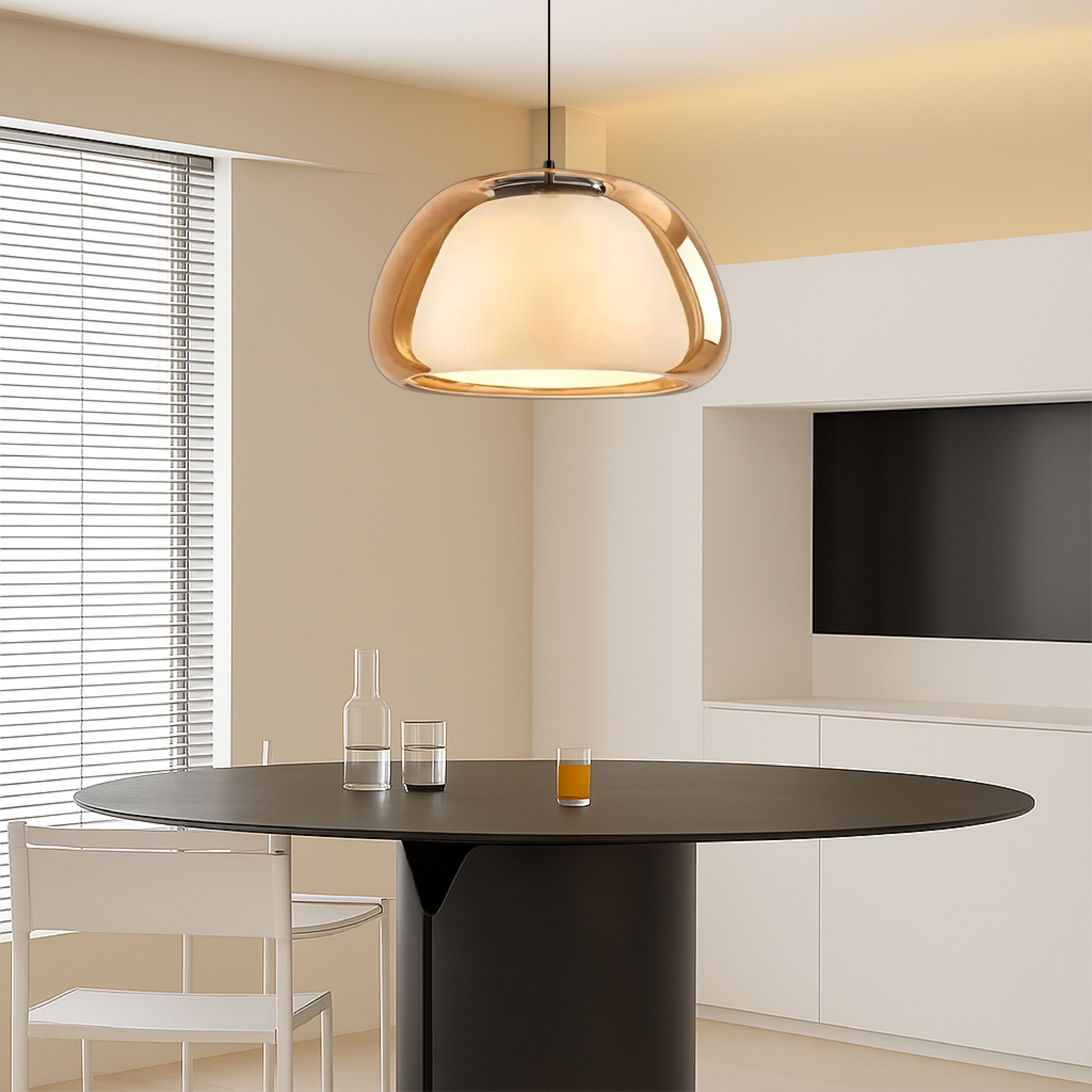 Lampe Suspendue en Verre | Design Élégant et Contemporain