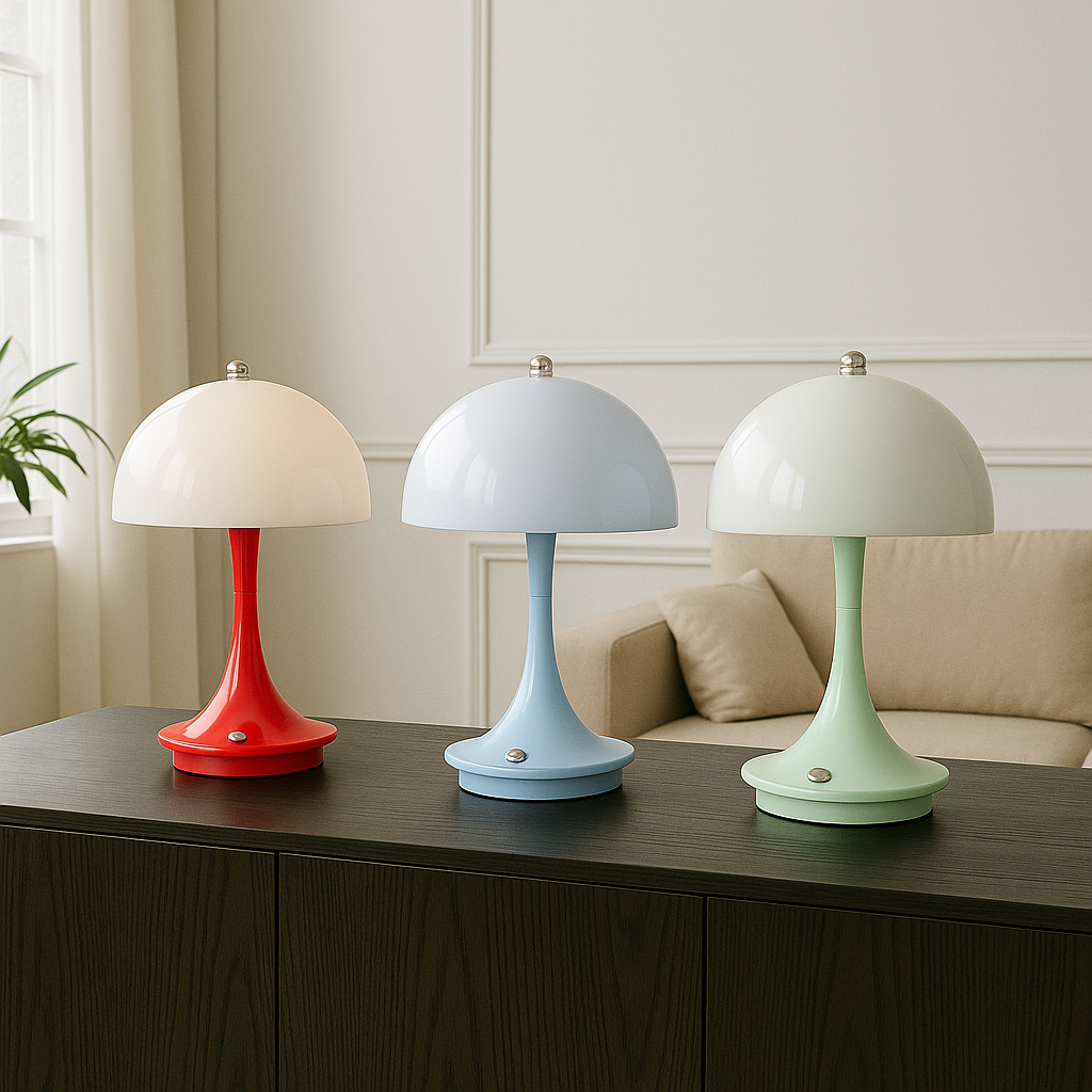 Lampe de Table Champignon Moderne | Design Contemporain et Éclairage Chaleureux