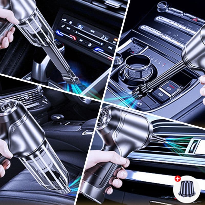 Aspirateur de Voiture Sans Fil Puissant | Nettoyage Rapide et Efficace