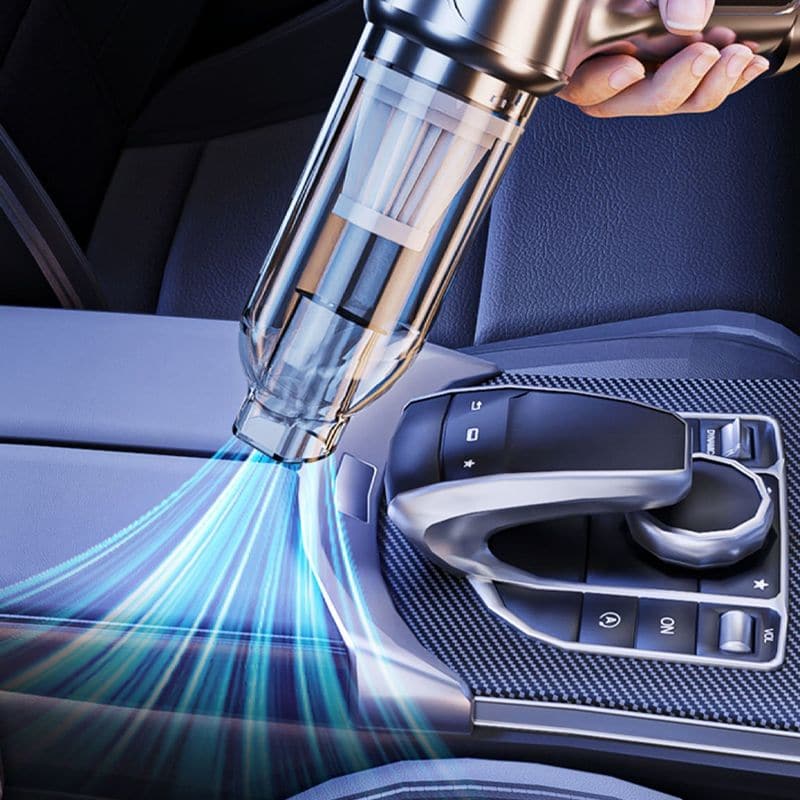 Aspirateur de Voiture Sans Fil Puissant | Nettoyage Rapide et Efficace