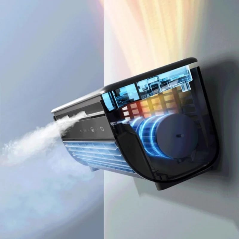 Climatiseur Portable Compact | Refroidissement Rapide et Polyvalent