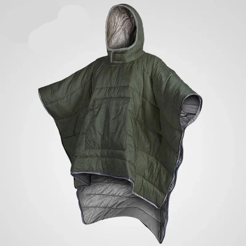 Poncho de Camping Multifonction | Chaud, Léger et Pratique pour Aventures