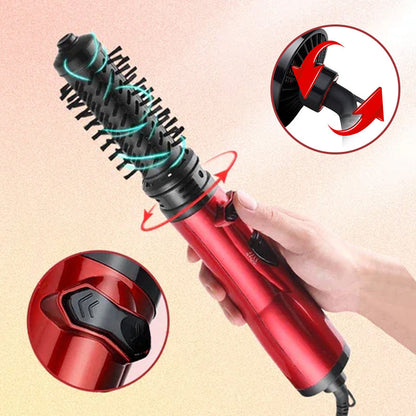 Brosse à Air Chaud Rotative | Coiffage 2-en-1 pour Volume et Brillance