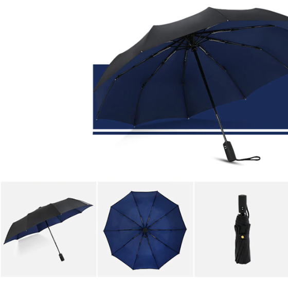 Parapluie Coupe-Vent Résistant aux Tempêtes | Protection Robuste par Tous les Temps