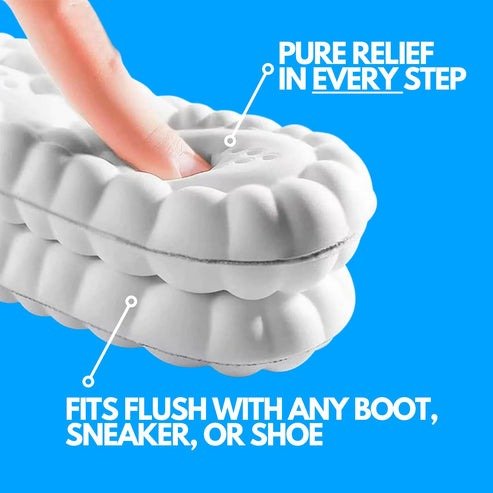 Semelles à Mémoire pour Confort des Pieds | Soutien Ergonomique Toute la Journée