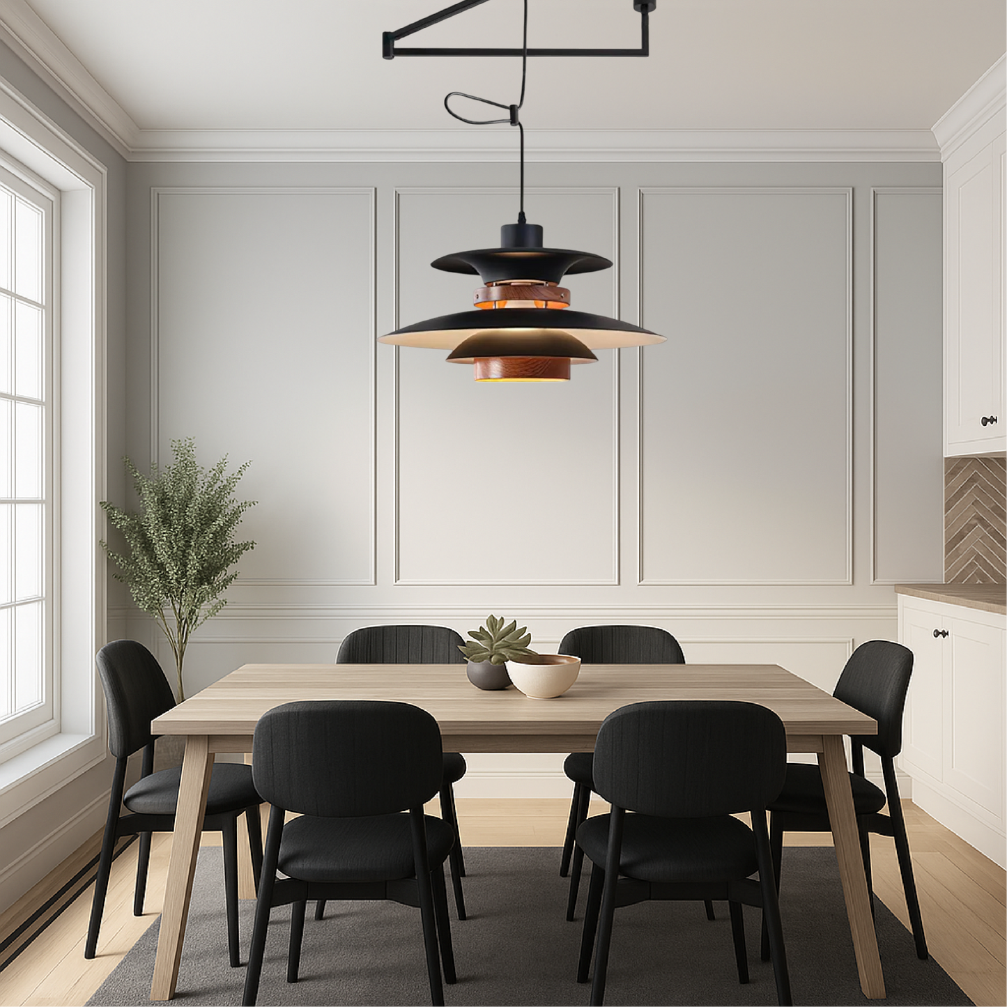 Suspension à Bras Pivotant Moderne | Design Scandinave et Réglable