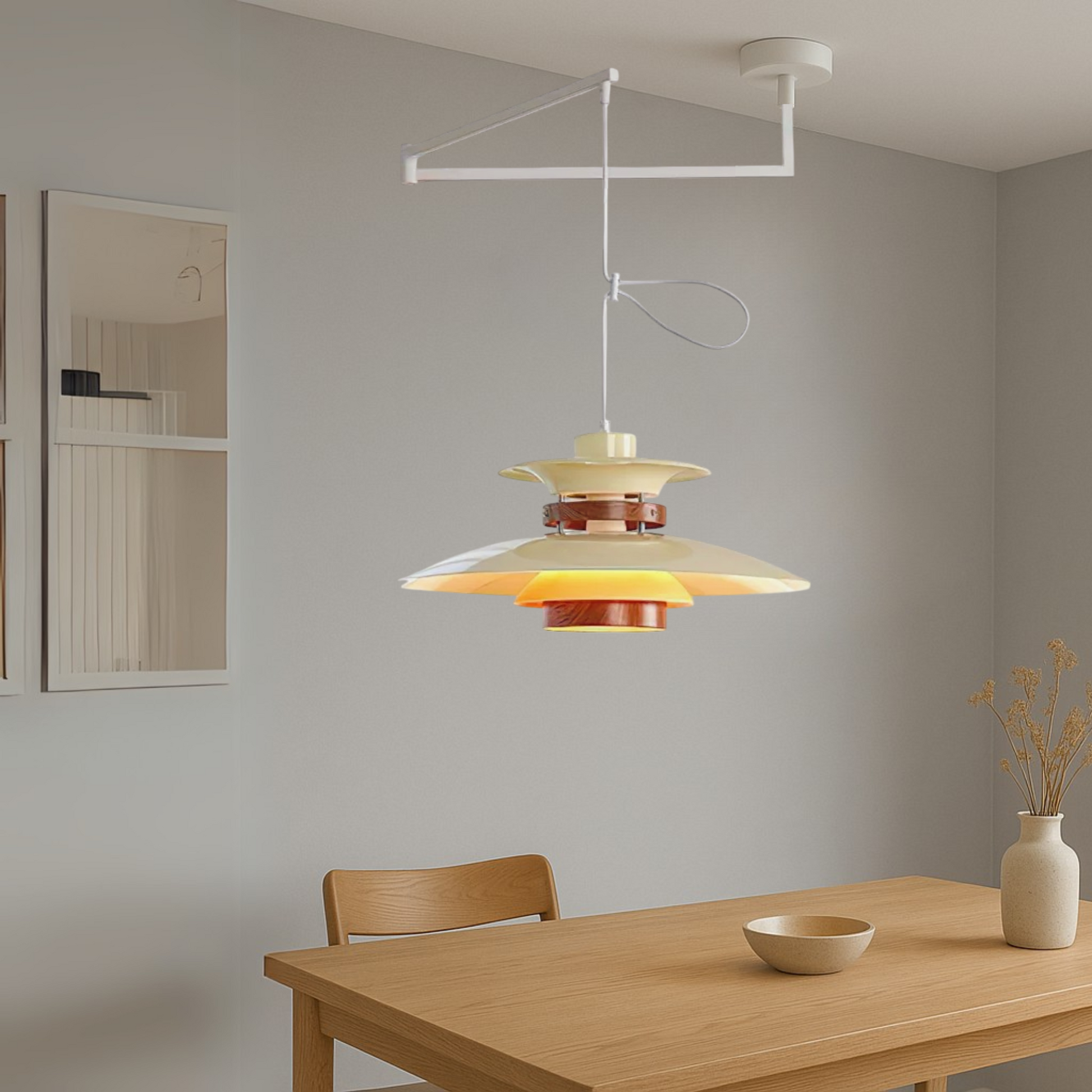 Suspension à Bras Pivotant Moderne | Design Scandinave et Réglable