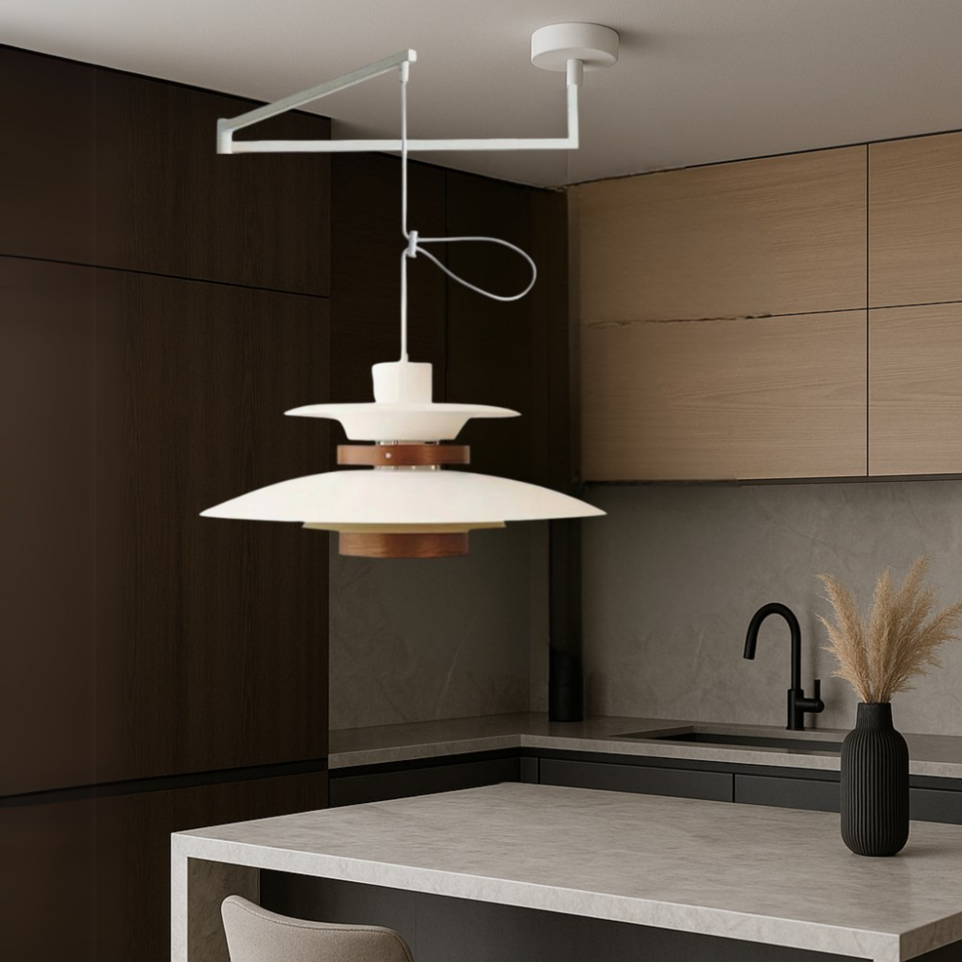 Suspension à Bras Pivotant Moderne | Design Scandinave et Réglable