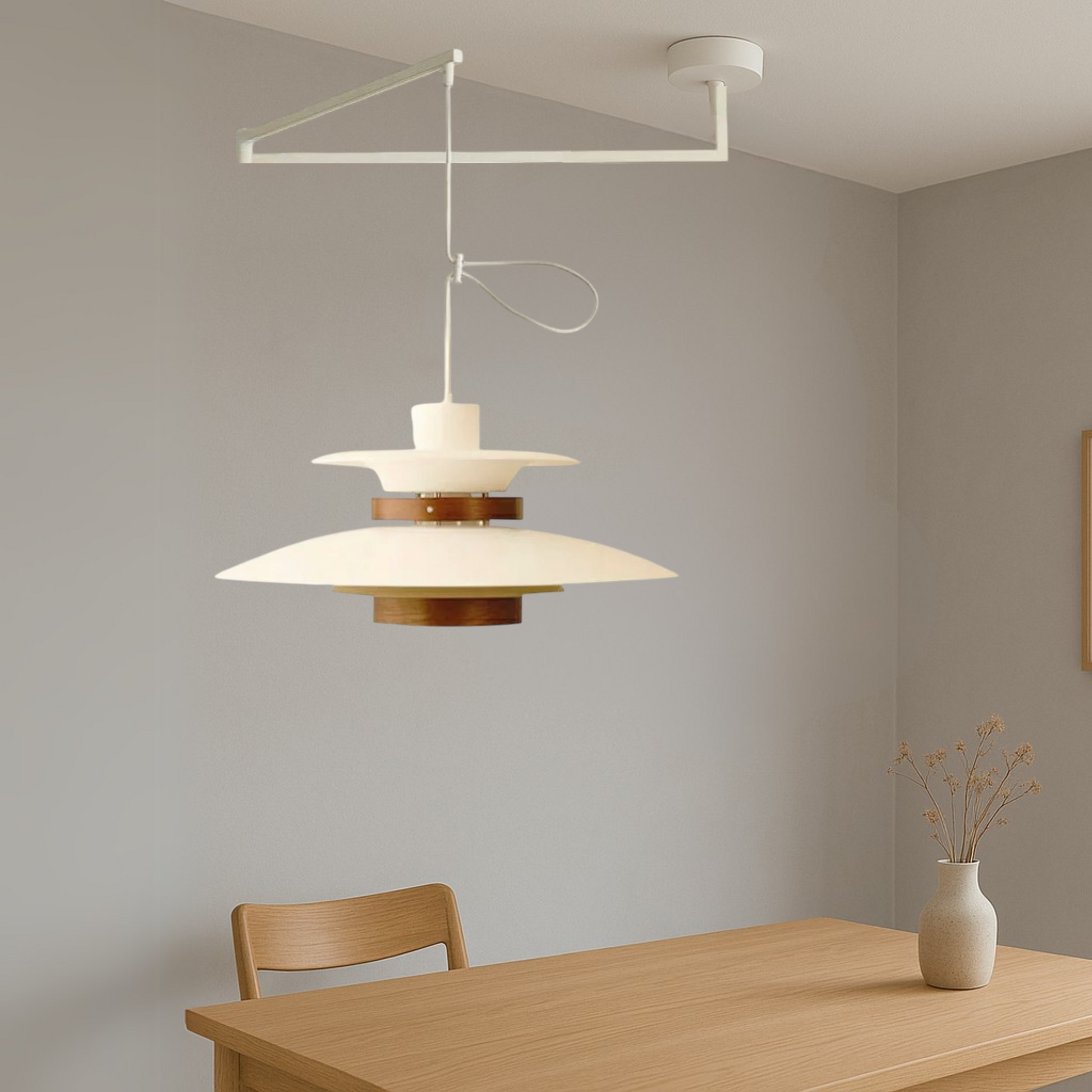 Suspension à Bras Pivotant Moderne | Design Scandinave et Réglable