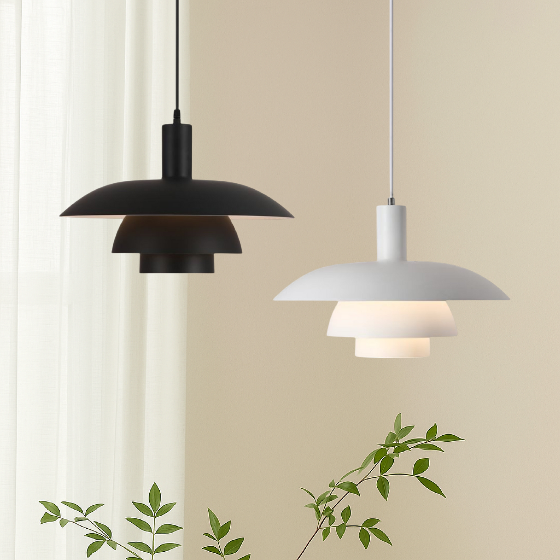 Lampe Suspendue Danoise | Élégance Scandinave et Éco-Responsable