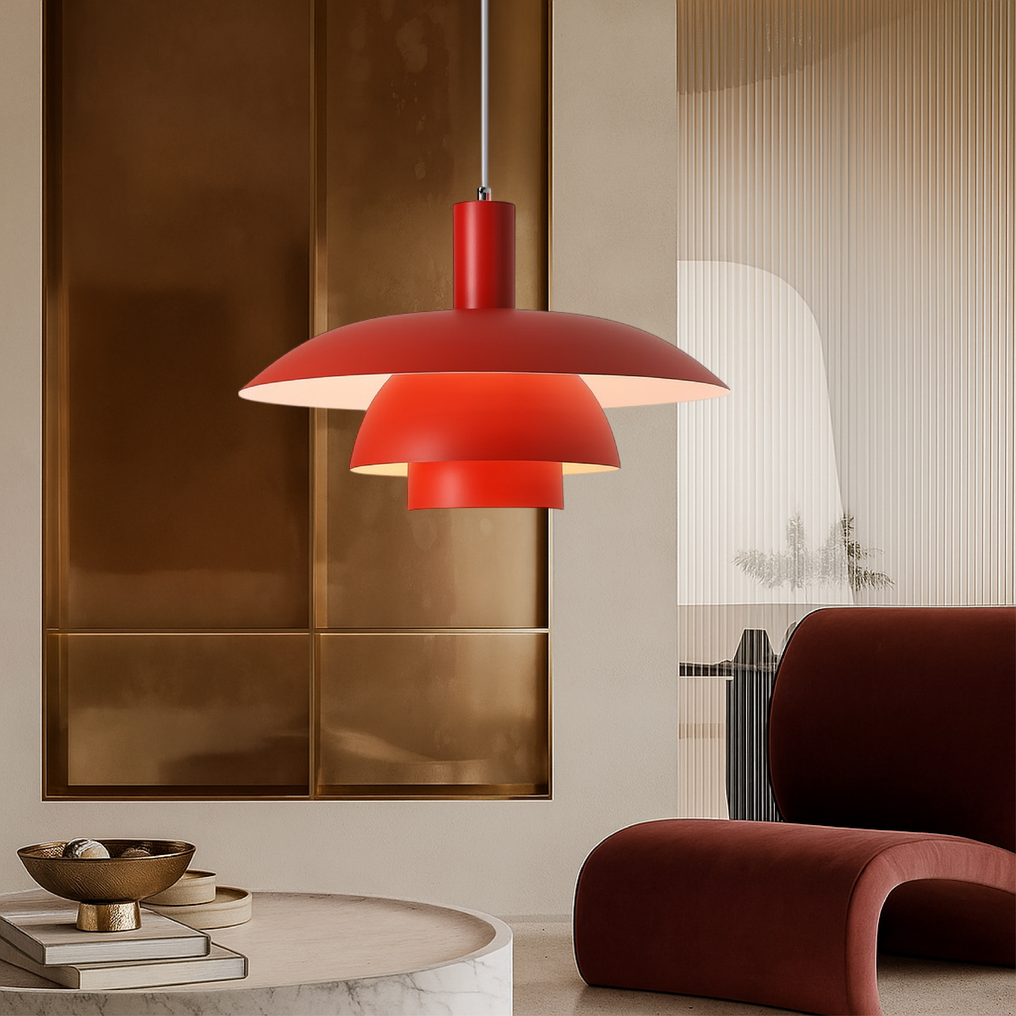 Lampe Suspendue Danoise | Élégance Scandinave et Éco-Responsable