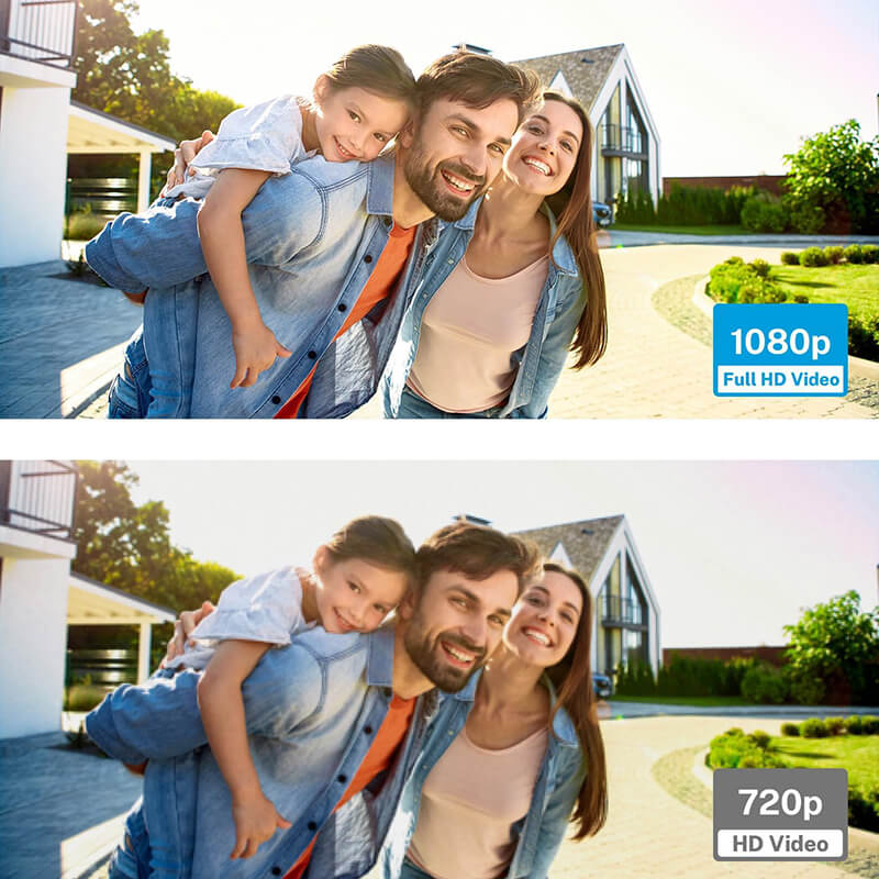 Caméra de Sonnette Vidéo 1080P | IA Avancée et Audio Bidirectionnel